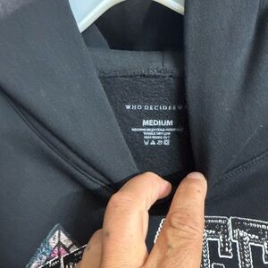 Black Graphic Hoodie